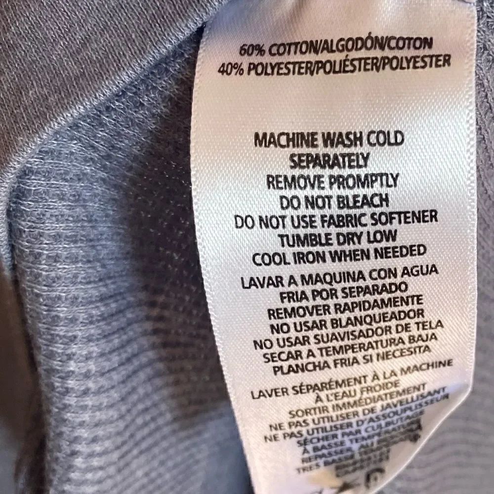 Calvin Klein Performance Keyhole Neck Top Gray Size 2X - Picture 6 of 7
